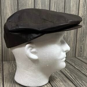 Adventure Bound Vintage Newsboy Hat Cap Made In USA Sz M Vintage Classic‎ Golf
